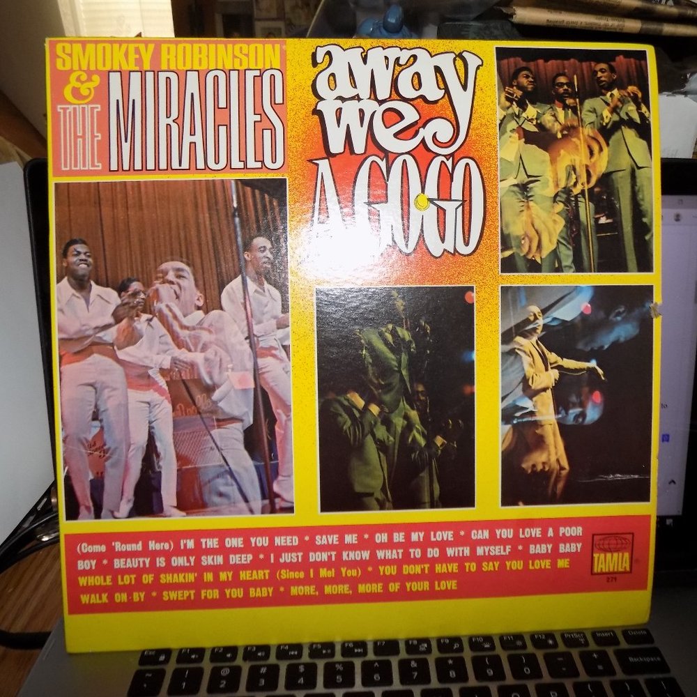 1966 SMOKEY ROBINSON  AWAY WE A GOGO 33LP ALBUM